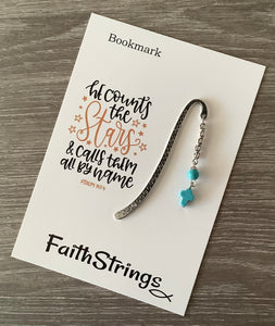 BM4b - Bookmark - coloured Cross - Counts Stars - Wholesale