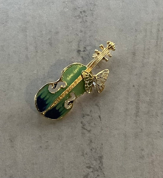 Faithstrings Brooch Christian Gift 🎁 Music Violin 🎻 Enamel