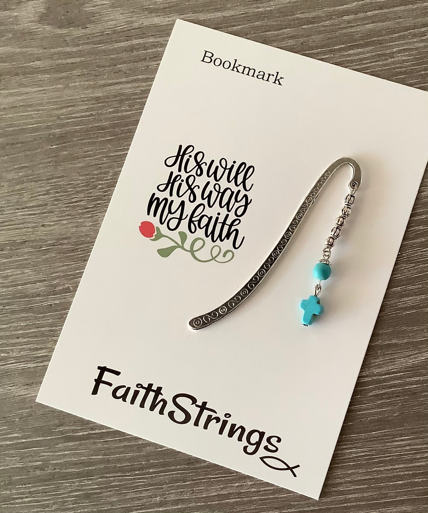 Bookmark Cross Christian Gift Bible Reading Book