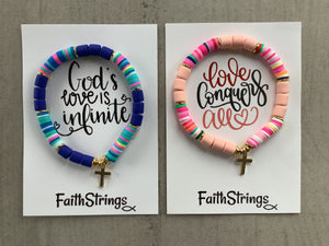 B39 - Blue & Pink - polymer - Wholesale