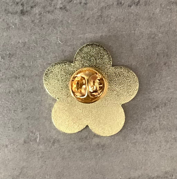 Christian Gift Pin Badge All things Flower Faithstrings