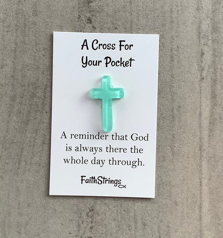Pocket Prayer Cross Christian Gift Prayer Religion Faithstrings