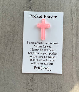 Pocket Prayer Cross Christian Gift Prayer Religion Faithstrings
