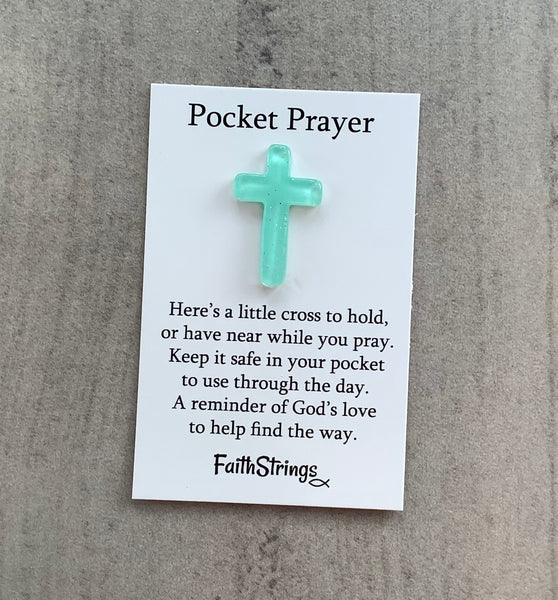 Pocket Prayer Cross Christian Gift Prayer Religion Faithstrings