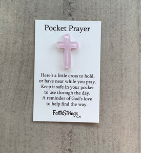 Pocket Prayer Cross Christian Gift Prayer Religion Faithstrings