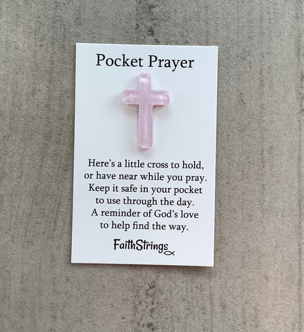 Pocket Prayer Cross Christian Gift Prayer Religion Faithstrings