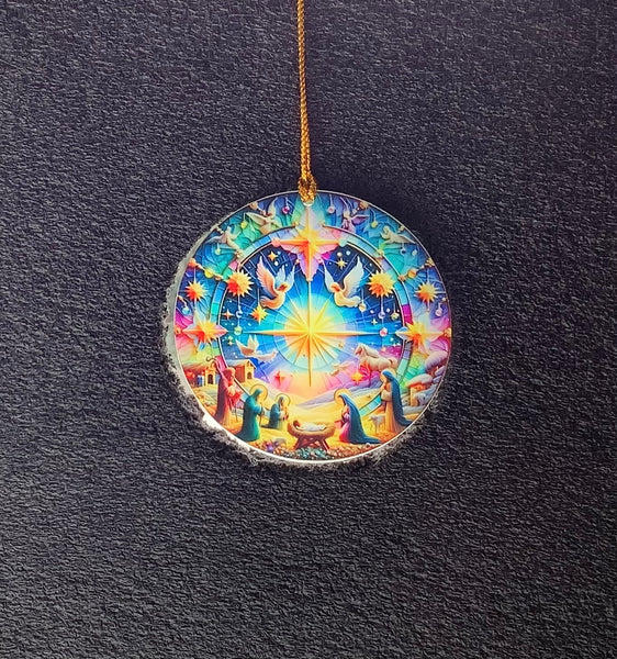 Nativity Light Catcher Christian Gift Christmas Easter Faith