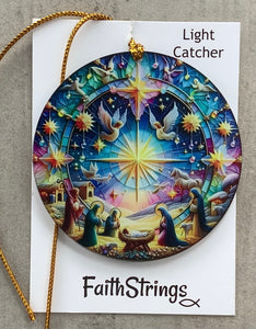 Nativity Light Catcher Christian Gift Christmas Easter Faith