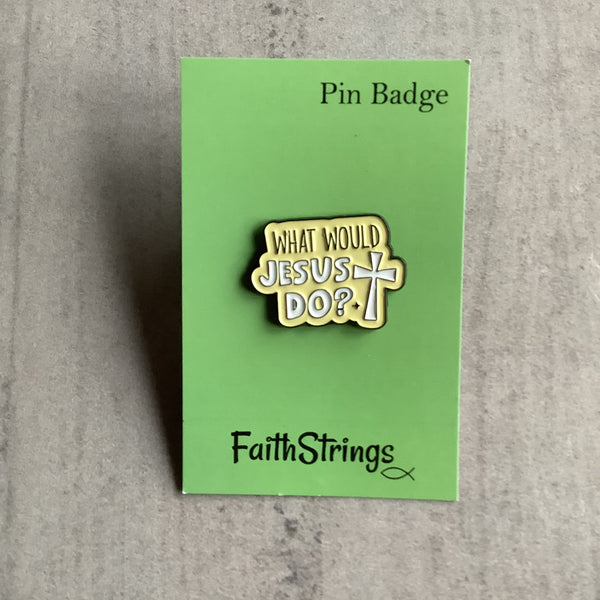 Pin Badge Christian Gift Faithstrings Jesus Faith God Religious