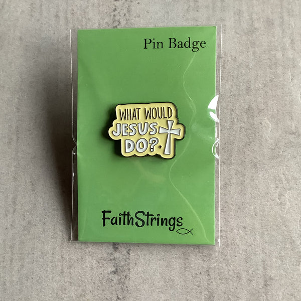 Pin Badge Christian Gift Faithstrings Jesus Faith God Religious