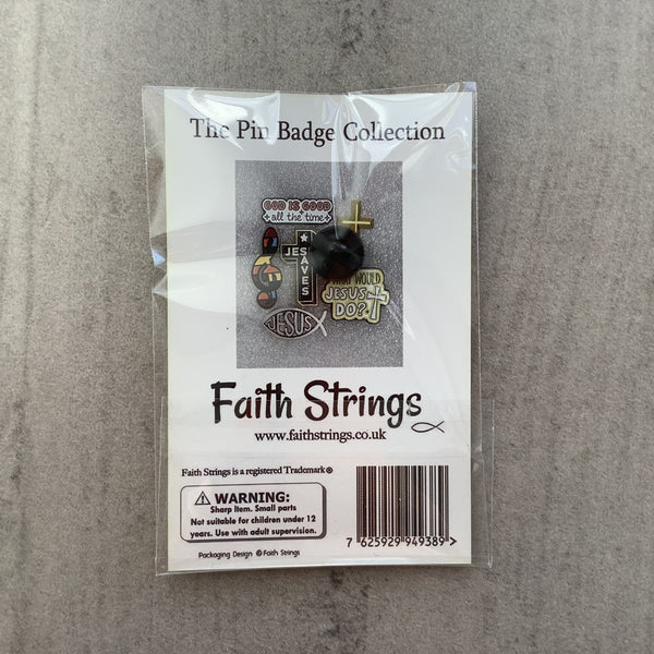 Pin Badge Christian Gift Music Note Pride God Jesus Religion Faithstrings