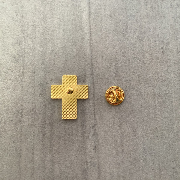 Pin Badge Christian Gift American Flag Cross God Jesus Religion Faithstrings