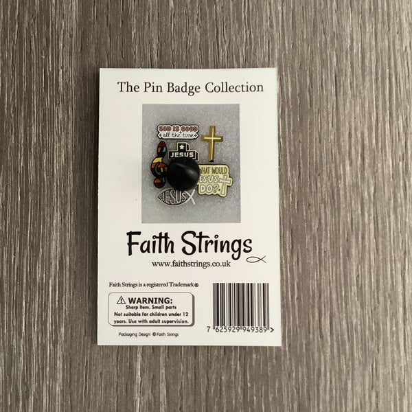 Christian Cross Pin Badge Gift 🎁 Live Like Jesus Pink