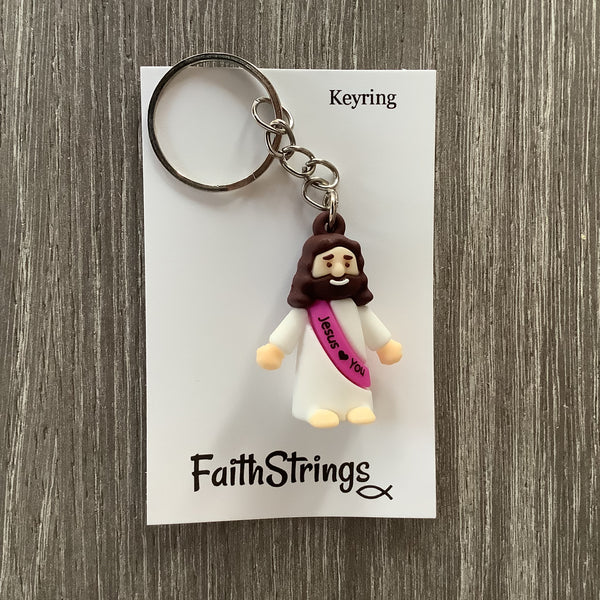 Little Jesus Keyring Keychain Christian Gift
