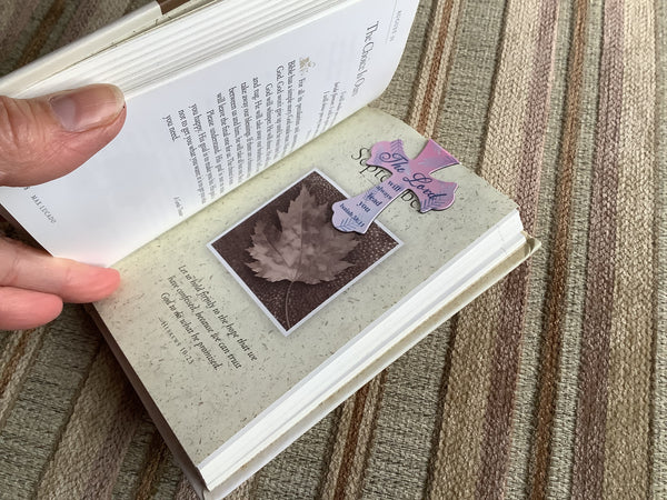 Magnetic Bookmark Cross Page Marker Faithstrings Christian Gift