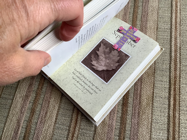 Magnetic Bookmark Cross (s) Page Marker Faithstrings Christian Gift