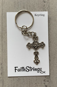 K21 - Crucifix Metal - Keyring - Wholeale