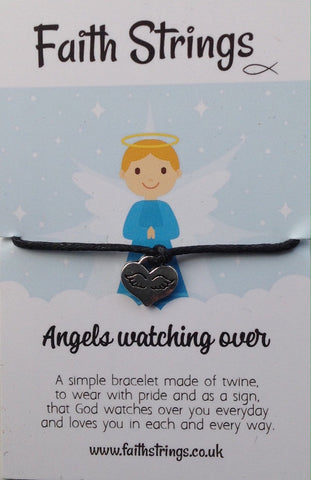 Angel  - Faithstrings Christian Gift Bracelet