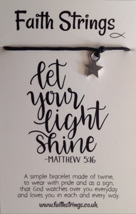 Christain Gift Faithstrings Faith String Wish Star