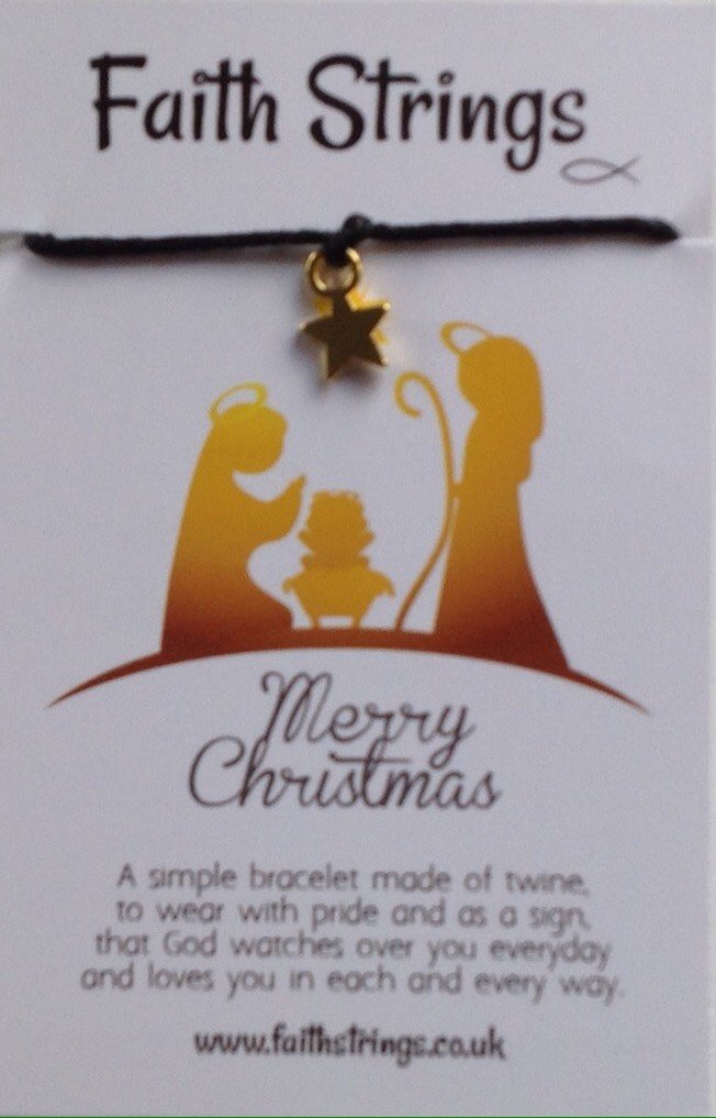 Faithstrings Christian Gift Cord Bracelet Star Stable Christmas Faith String Wish