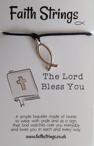 Faithstrings Christian Gift Cord Bracelet The Lord Bless You Faith String Wish