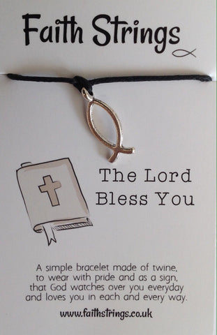 Faithstrings Christian Gift Cord Bracelet The Lord Bless You Faith String Wish