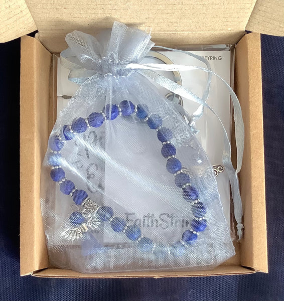 Christmas Blue Angel Gift Box