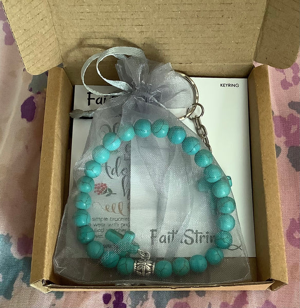 Christmas Turquoise Gift Box