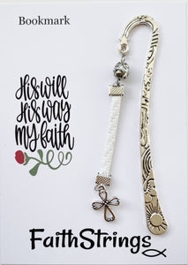 Bookmark Tibetan Silver Cross Christian Gift Faithstrings Bible Reading Book