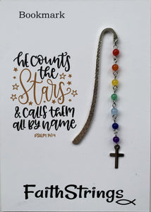 BM5b - Bookmark - Silver Cross - Counts Stars - Wholesale