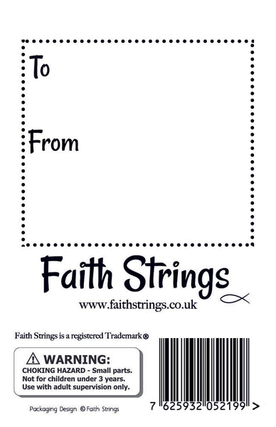 Clip Angel - Christian Gift Postable - Bless You Faith String