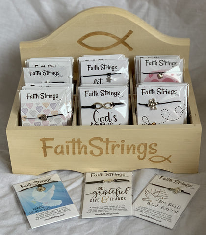 Wholesale Starter Pack Small 36 Faithstrings wooden box